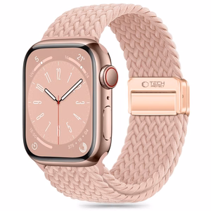 Tech-Protect Nylonmag ремешок для Apple Watch 4 / 5 / 6 / 7 / 8 / 9 / SE (38 / 40 / 41 mm) - розовый