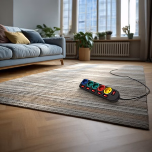 Maclean MCE204M elektros tinklo ilgintuvas 1,5 m 5 AC išvestis(ys / čių) Vidaus Juoda, Multi spalvos