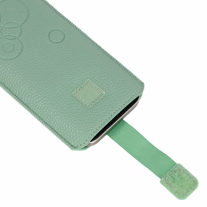 WONDER Deko Pouch Case (Size XL) for Iphone 15/15 Pro/Iphone 16/16 Pro/Samsung S24/S24 Plus/S25/S25 Plus/A53/A55 5G green