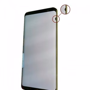 LCD Display Compatible With Samsung G950 S8 with Frame / Orchid Gray / (Refurbished: Telemax) (With Defects 1)