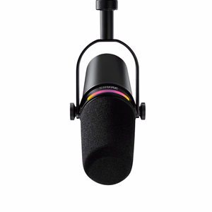 Shure MV7+-K - Paskaitų/vokalinis mikrofonas su XLR/USB-C jungtimi, juoda
