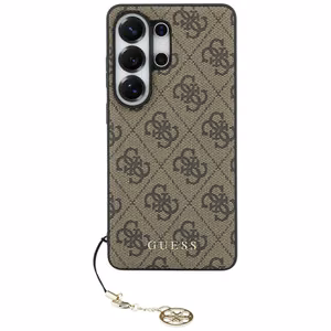 Guess чехол 4G Classic Logo Charm MagSafe для Samsung Galaxy S26 Ultra коричневый
