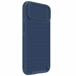 Nillkin Textured S Case для iPhone 14, бронированный чехол с защитой камеры, синий