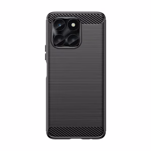 Carbon Case чехол для Honor X6a - чёрный