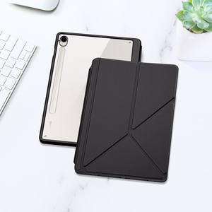 Dux Ducis Magi dėklas su styliaus laikikliu planšetiniam kompiuteriui Samsung Galaxy Tab S10 FE/S9/S9 FE - juodas