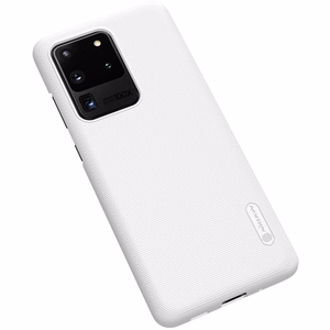 Nillkin Super Frosted Shield dėklas, skirtas Samsung Galaxy S20 Ultra, baltas