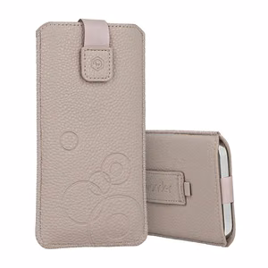 WONDER Deko Pouch чехол (размер XXL) для Samsung S25 Ultra/S24 Ultra/M35/M23/A16 5G/Xiaomi Redmi 14C капучино