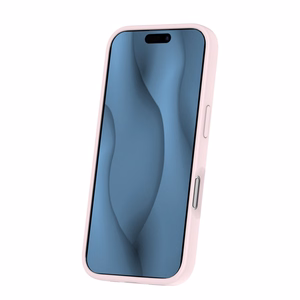 Silicone Thin Mag dėklas iPhone 16 6,1" šviesiai rožinis
