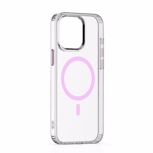 Etteri Spalvotos Mag dėklas (m) telefonui iPhone 15 Pro Max 6,7 rožinis (m)