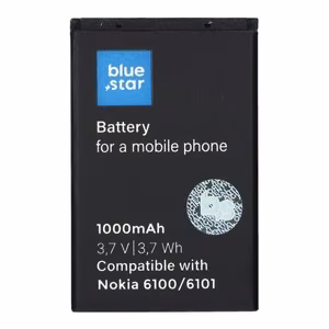 Battery for Nokia 6101 / 6100 / 6300 1000 mAh Blue Star Premium