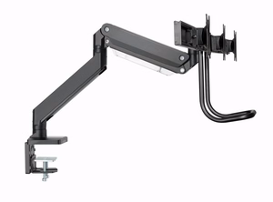 Gembird MA-DA3-03 monitoriaus laikiklis arba stovas 68,6 cm (27") Stalas Juoda