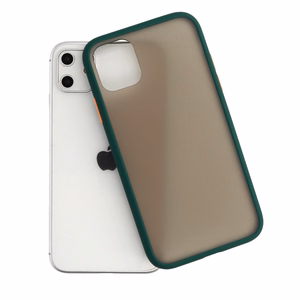Vennus Color Button Bumper dėklas telefonui Samsung Galaxy A20S žalias