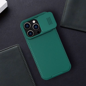 Dėklas Nillkin CamShield Pro Apple iPhone 14 Pro mėlynas