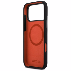 BMW M Silicon Tricolor Line MagSafe Case for iPhone 17 Pro Max - Black