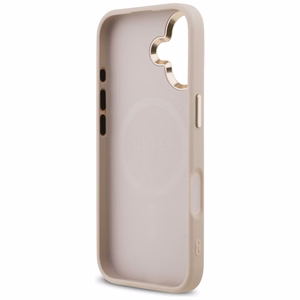 Guess 4G Triangle Logo MagSafe Case for iPhone 17 - Rose Gold