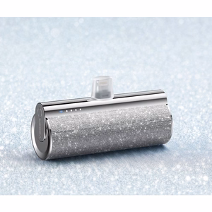 Powerbank Veger PlugOn (W0573P) PD QC3.0 2,4A 12W 5000 mAh with a built-in connector Lightning silver