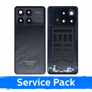 Xiaomi Poco F6 Pro 5G galinis dangtelis, juodas (gamintojo serviso pakuotė)