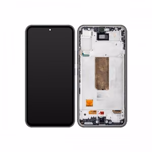 Ekranas skirtas Samsung A546 A54 5G su rėmeliu / Black / HQ