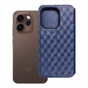 Atverčiamas dėklas Oppo Reno 15 Pro 5G Cubic Book, mėlynas