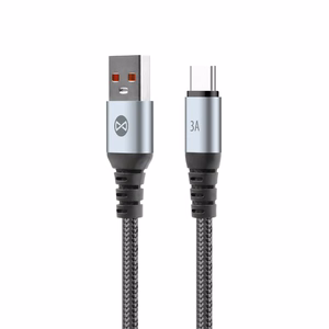 Forever Braix кабель USB - USB-C 1,0 m 3A черный