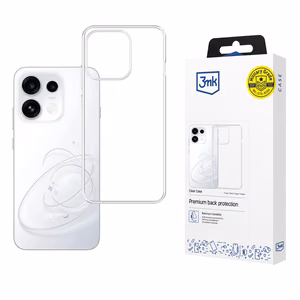 3mk „Clear Case“ dėklas, skirtas „OPPO Reno 16 F / Reno 16 FS (CPH2859)“ – skaidrus