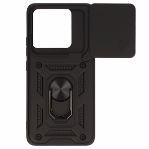 Slide Camera Armor dėklas telefonui Xiaomi 14T juodas