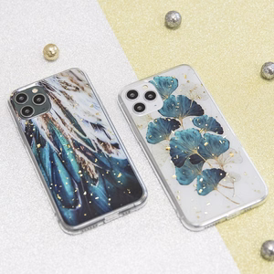Gold Glam dėklas telefonui Samsung Galaxy A25 5G (global) plunksnos