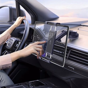 Automobilinis planšetinio kompiuterio laikiklis Tech-Protect V4 juodas