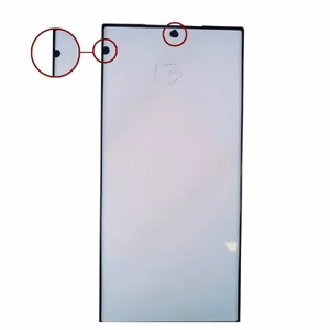 LCD ekranas, suderinamas su Samsung S918 S23 Ultra, juodas (Atnaujintas: Telemax) (Su defektais 13)