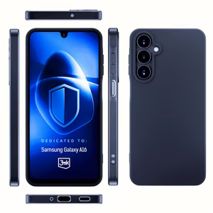 Чехол 3mk Matt для Samsung Galaxy A16 - чёрный