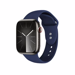 Crong Liquid strap for Apple Watch 44 / 45 / 46 / 49 mm, navy blue