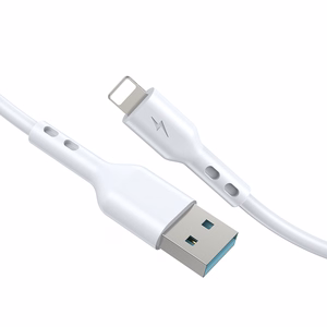 BWOO kabelis USB - Lightning 2m 3A baltas