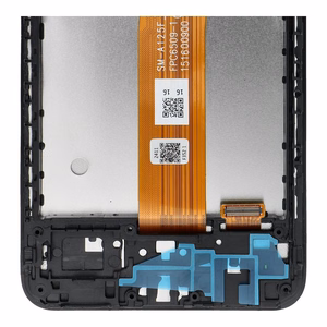 NCC LCD ekranas SAMSUNG A12 A125F/U/W/M OEM su rėmeliu