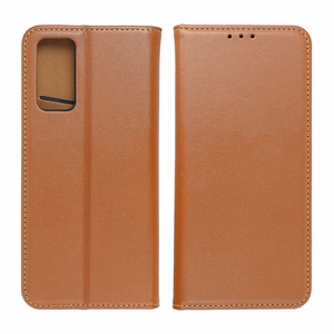 SMART PRO knygos tipo odinis dėklas telefonui XIAOMI Redmi 14C rudas
