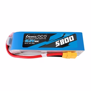 Аккумуляторная батарея Gens Ace емкостью 5800 мА·ч, 60C, 18,5 В, 5S1P, LiPo, с разъемом XT90