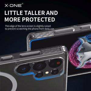 X-ONE Dropguard Magnetinis dėklas Pro (suderinamas su MagSafe) Samsung Galaxy S25