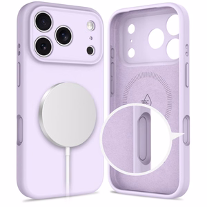 Tech-Protect Silikoninis Magnetinis dėklas telefonui iPhone 17 Pro Max - Violetinė