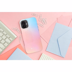 FORCELL F-PROTECT Mirage, militarinio kritimo testuotas dėklas telefonui, MagSafe suderinamas IPHONE 15 PRO rožinis mėlynas
