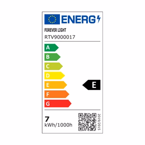Forever Light LED lemputė E27 C37 7.2W 840lm 4000K, E klasė