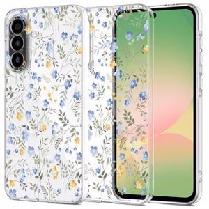 Tech-Protect FlexAir Case for Samsung Galaxy A27 - Transparent Floral
