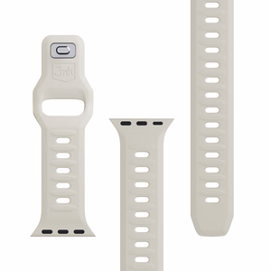 Силиконовый ремешок 3mk для Apple Watch, 38/40/41/42 mm, Nude, малый размер
