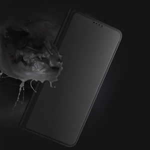 Dux Ducis Skin Pro dėklas Realme 10 Pro lankstus dangtelis kortų piniginė stovas - mėlynas