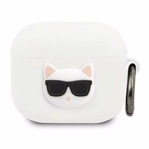 Karl Lagerfeld Silicone Choupette чехол для AirPods 3 - белый