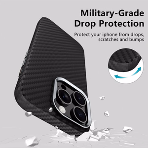 Чехол Tech-Protect Ion Carbon MagSafe для Samsung Galaxy S25 Ultra - чёрный