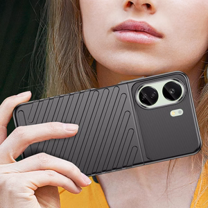Thunder Case apsauginis dėklas telefonui Xiaomi Redmi 13c - juodas