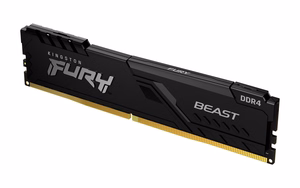Kingston Technology FURY Beast 8GB 3200MT/s DDR4 CL16 DIMM juodas