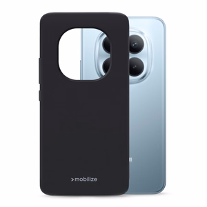 Mobilize Rubber Gelly dėklas Xiaomi Redmi Note 15 Pro+ 5G matinis juodas