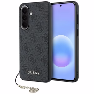 GUESS чехол для Samsung Galaxy A57 GUHCSA57GF4GGR (PU 4G Classic Logo with Charm) чёрный