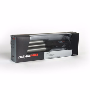 Щипцы для завивки BaByliss TRIPPLE WAVER, черные, 125 W, 106,3" (2,7 m)