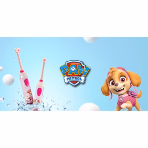 Paw Patrol детская осциллирующая зубная щетка MOTO розовая